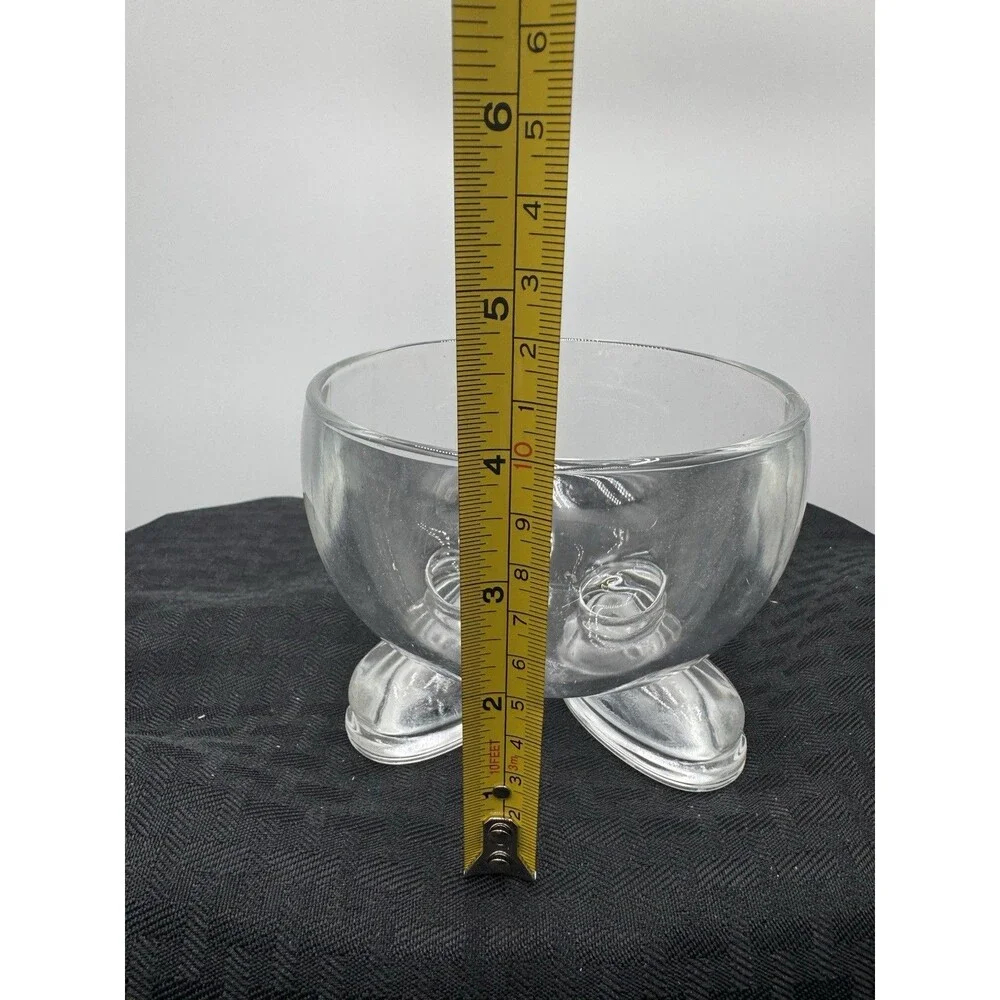 Super Cute  Glass Footed Bowl